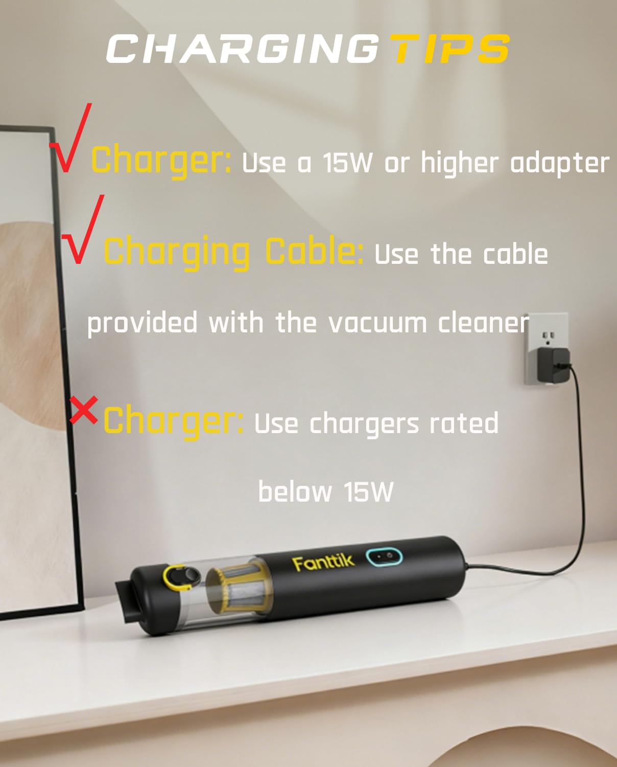 🔥Compact Mini Cordless Car Vacuum-Oil Film Remover