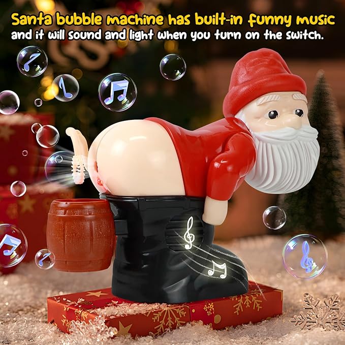 Santa Bubble Surprise Toy