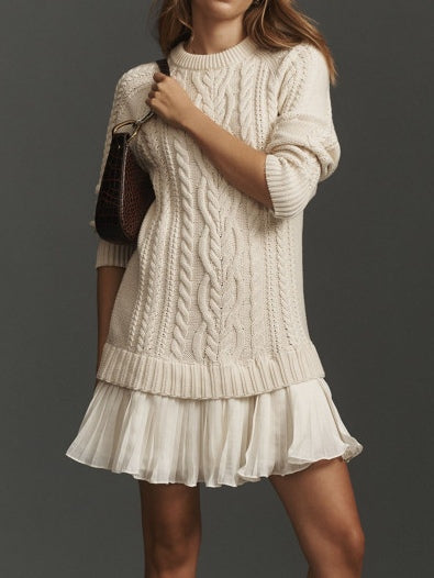 Cozy Cable Knit Mini