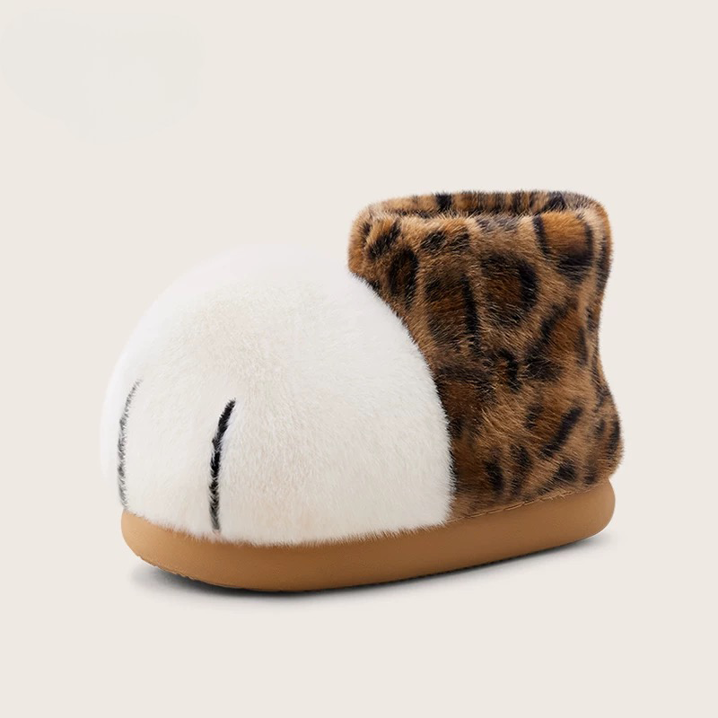 Cozy Cat Paw Fleece Booties