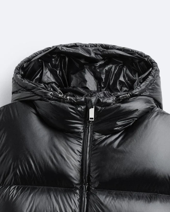 Glossy Puffer Everyday Warmth Jacket