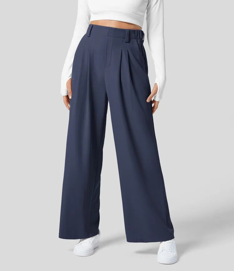 Everyday Wide‑Leg Comfort Pants