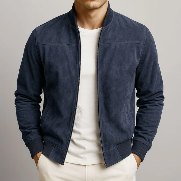 Urban Suede Classic Bomber Jacket