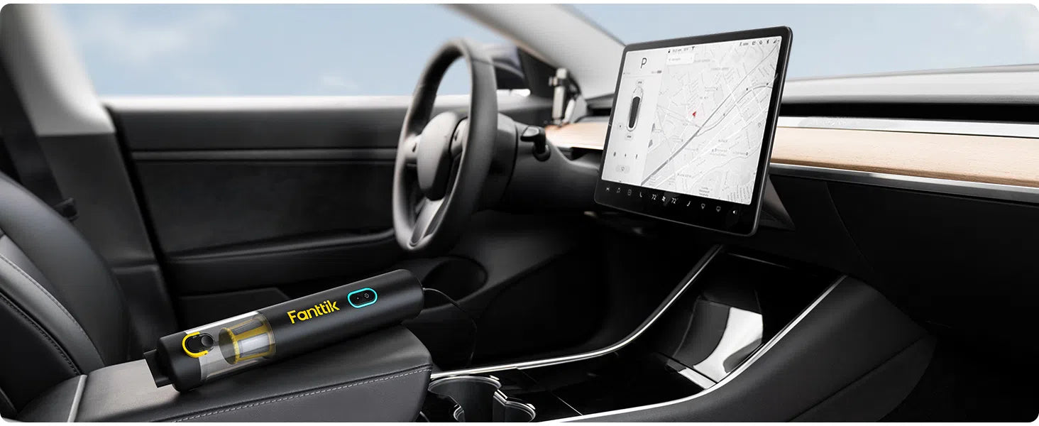 🔥Compact Mini Cordless Car Vacuum-Oil Film Remover